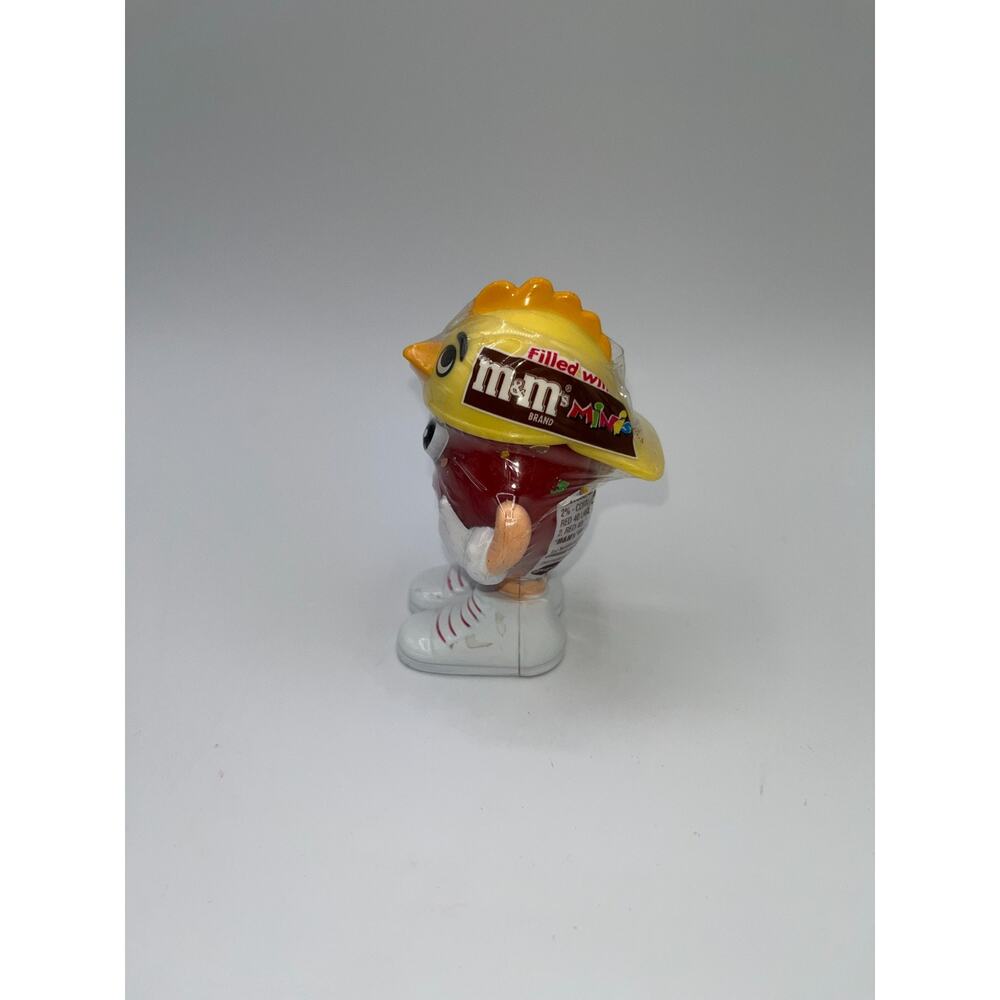 Vintage Easter Chick Hat Red M&M Cake Topper Cupcake Topper Yellow Chicken - Picture 2 of 7